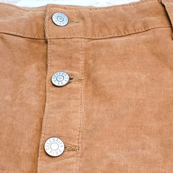 Celebrity Pink Corduroy Mini Skirt | Corduroy Skirt | Mini Skirt | Y2K Style - Picture 3 of 11